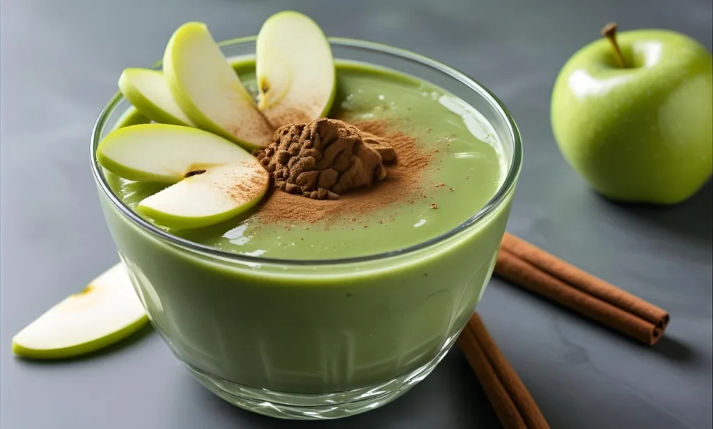 Yeşil Elmalı ve Tarçınlı Smoothie