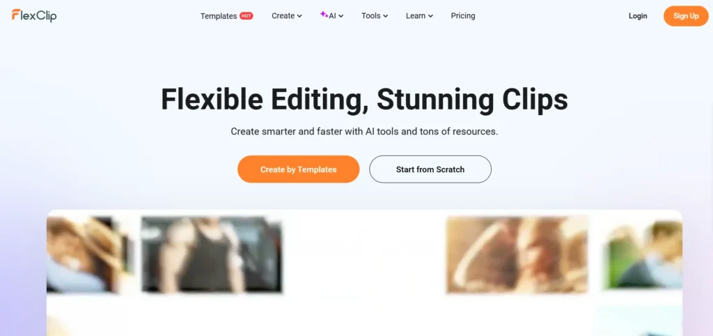 Ücretsiz AI Video Oluşturma Platformları 5 FlexClip
